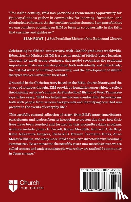  - Education for Ministry 50 Years of Engaging, Responding, and Reflecting