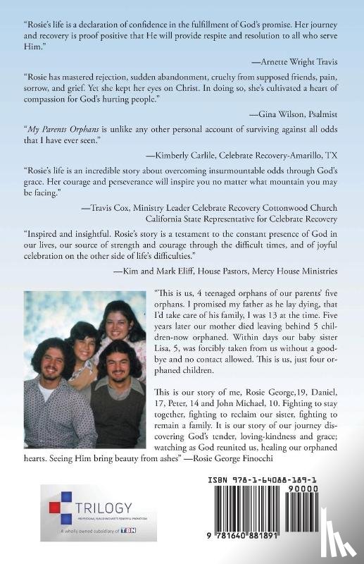 Finocchi, Rosie George - My Parents' Orphans