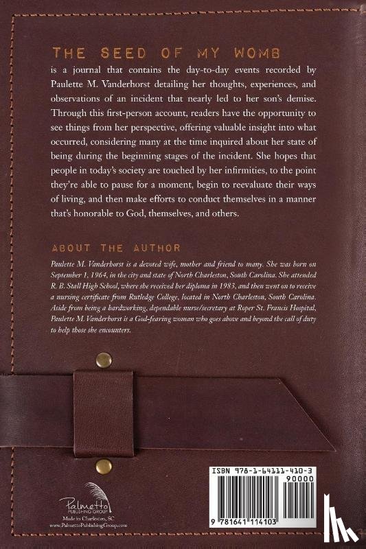 Vanderhorst, Paulette M - The Seed of My Womb