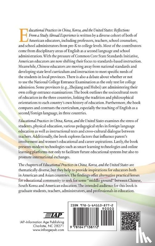  - Educational Practices in China, Korea, and the United States
