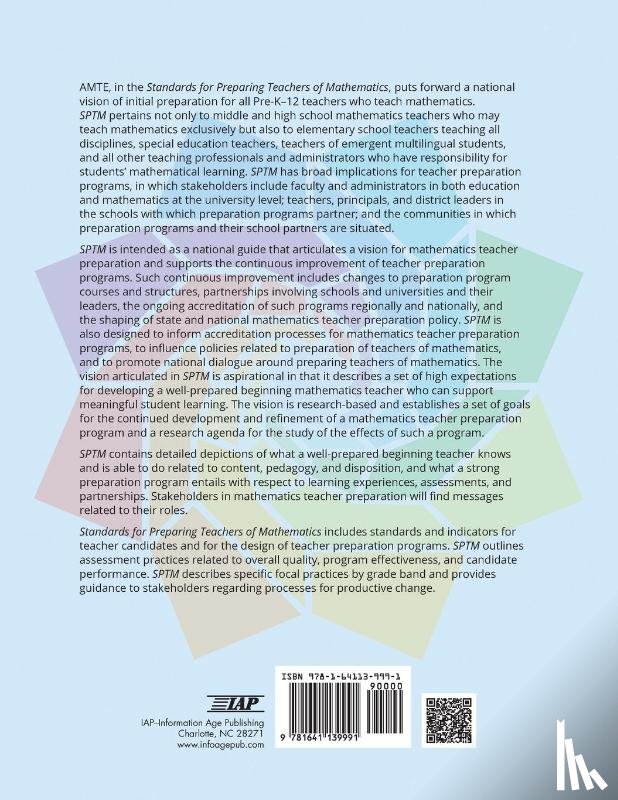 Association of Mathematics Teacher Educators - Standards for Preparing Teachers of Mathematics