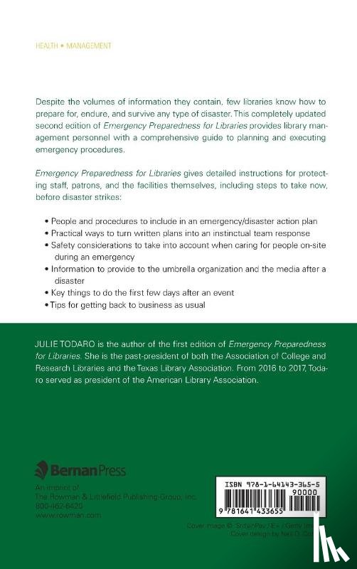 Todaro, Julie - Emergency Preparedness for Libraries