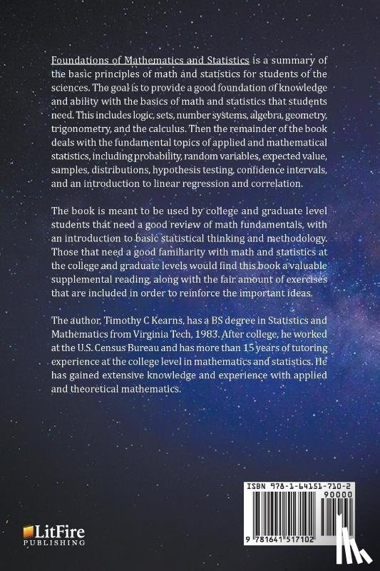 Kearns, Timothy C - Foundations of Mathematics and Statistics