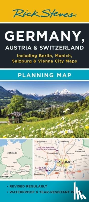 Steves, Rick - Rick Steves Germany, Austria & Switzerland Planning Map
