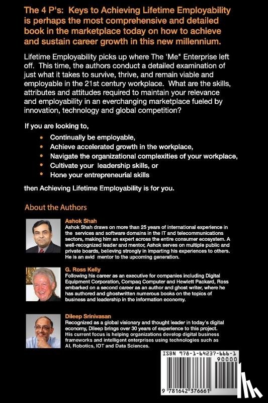 Srinivasan, Dileep, Shah, Ashok, Kelly, G Ross - Achieving Lifetime Employability