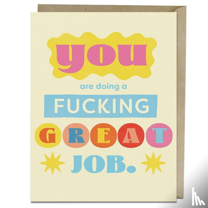 Em & Friends - 6-Pack Em & Friends Doing Fucking Great Greeting Cards
