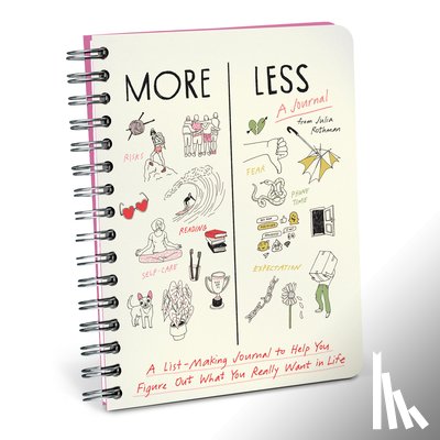 Rothman, Julia, Em & Friends - Em & Friends Julia Rothman More / Less Journal Guided Journal