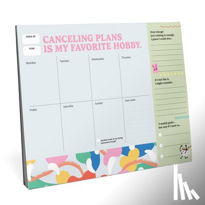 Em & Friends - Em & Friends Struggle Is Real Weekly Desktop Planner
