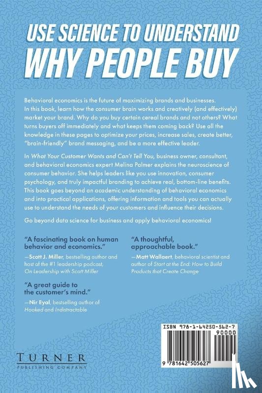 Palmer, Melina - What Your Customer Wants and Can't Tell You