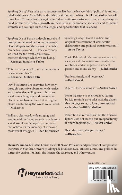 Palumbo-Liu, David - Speaking Out of Place
