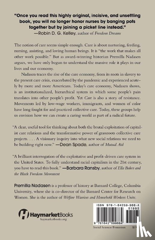 Nadasen, Premilla - Care