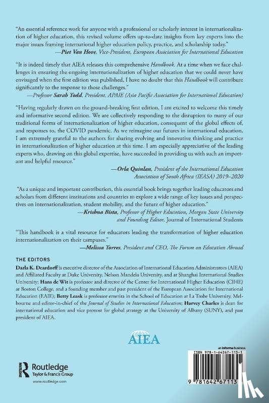  - The Handbook of International Higher Education