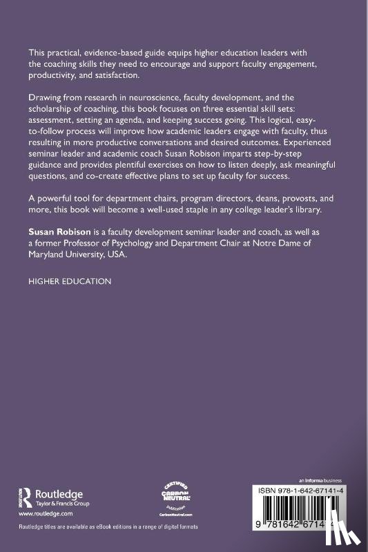 Robison, Susan - Coaching Skills for Academic Leaders