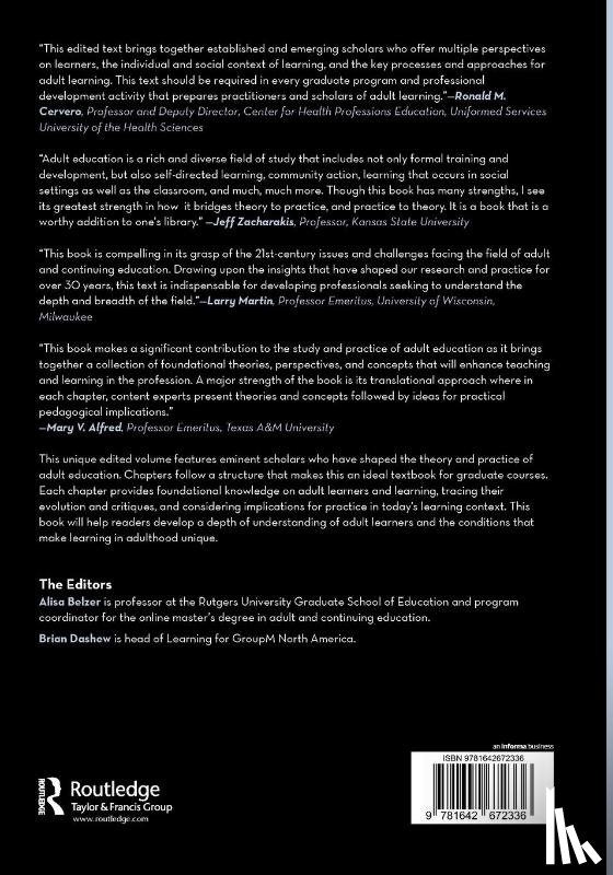  - Understanding the Adult Learner