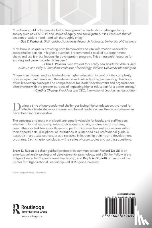 Ruben, Brent D., De Lisi, Richard, Gigliotti, Ralph A. - A Guide for Leaders in Higher Education