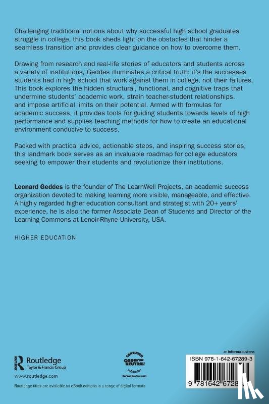 Geddes, Leonard - How to Successfully Transition Students into College