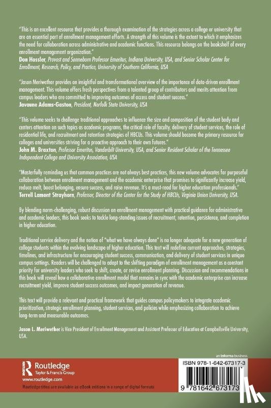  - Prioritizing Enrollment Management