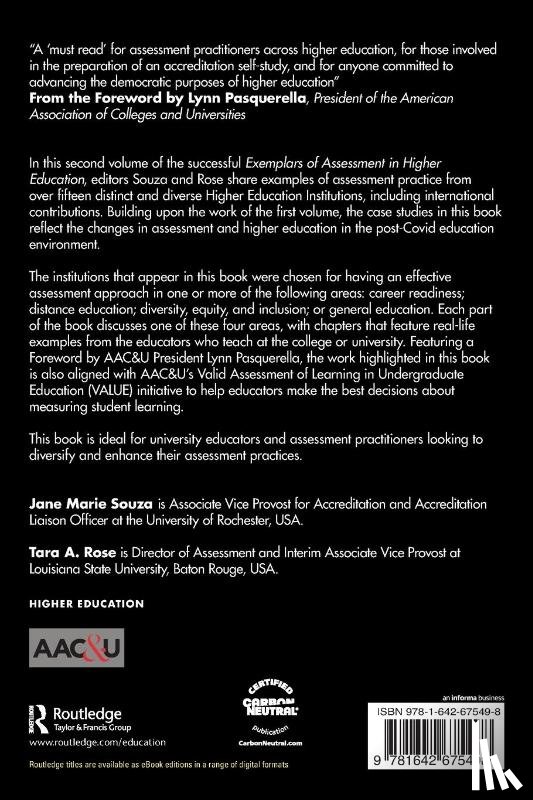  - Exemplars of Assessment in Higher Education, Volume Two