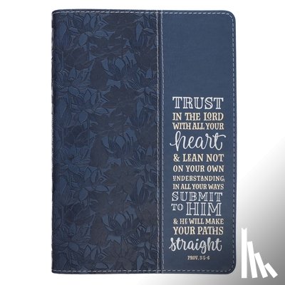 Christian Art Gifts Inc - Journal Classic Navy Trust in the Lord