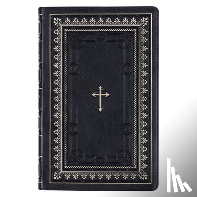 Christian Art Gifts - KJV Bible Deluxe Gift (Faux Leather, Black)
