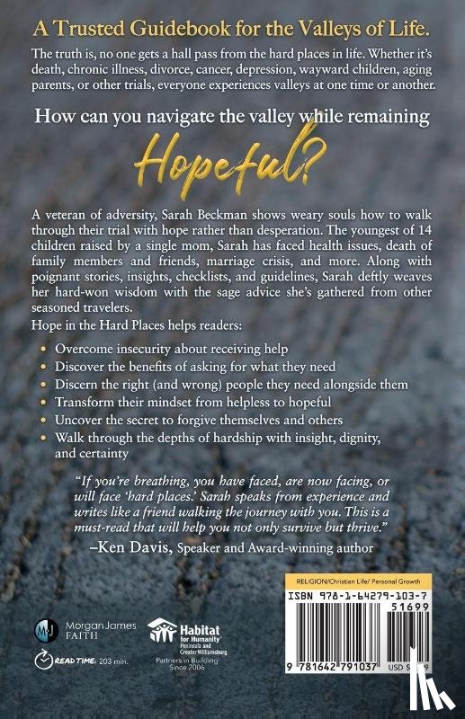 Beckman, Sarah - Hope in the Hard Places
