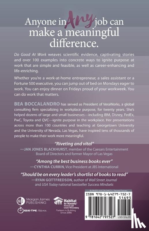 Boccalandro, Bea - Do Good At Work