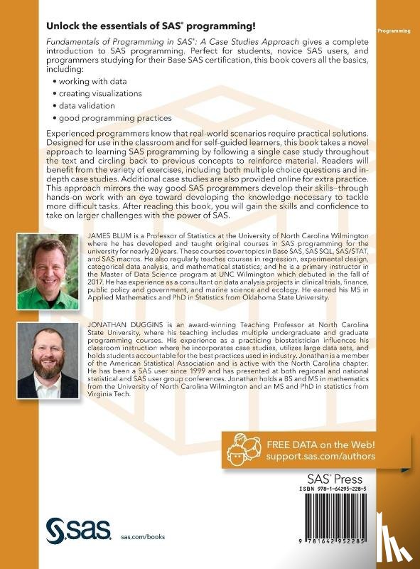 Blum, James, Duggins, Jonathan - Fundamentals of Programming in SAS