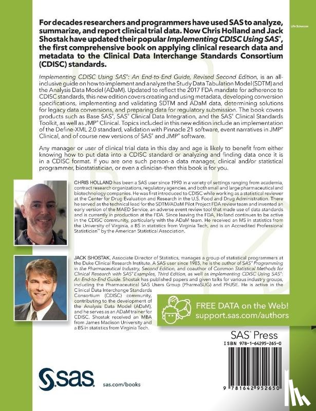Holland, Chris, Shostak, Jack - Implementing CDISC Using SAS