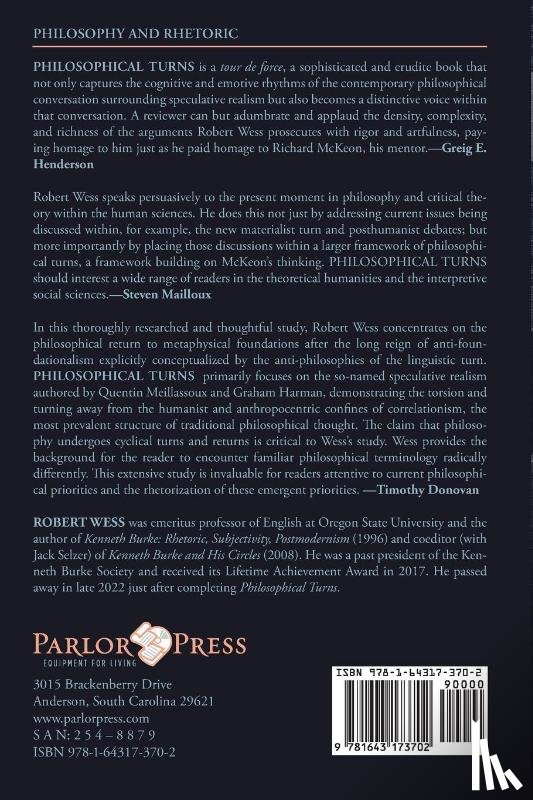 Wess, Robert - Philosophical Turns
