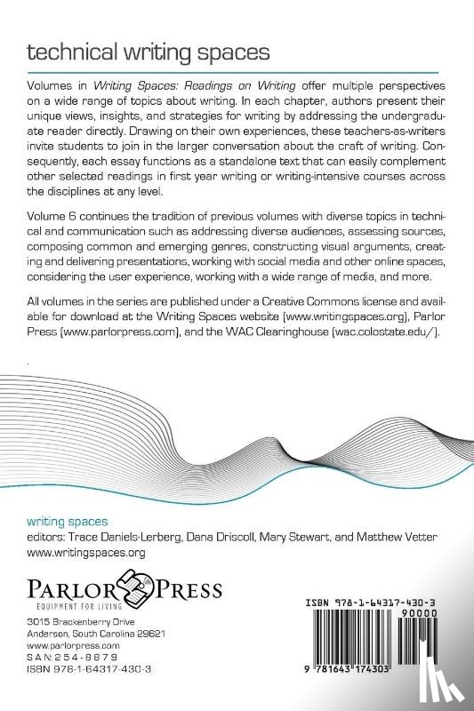  - Technical Writing Spaces