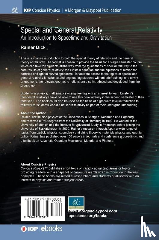 Dick, Rainer - Special and General Relativity