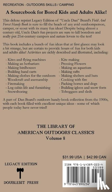 Beard, Daniel Carter - The Field And Forest Handy Book Legacy Edition