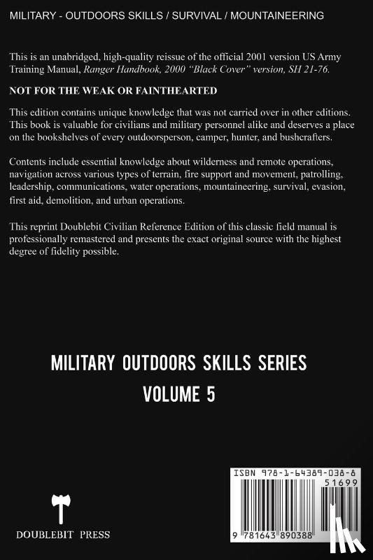 Us Army Infantry Training School - US Army Ranger Handbook SH 21-76 - "Black Cover" Version (2000 Civilian Reference Edition)