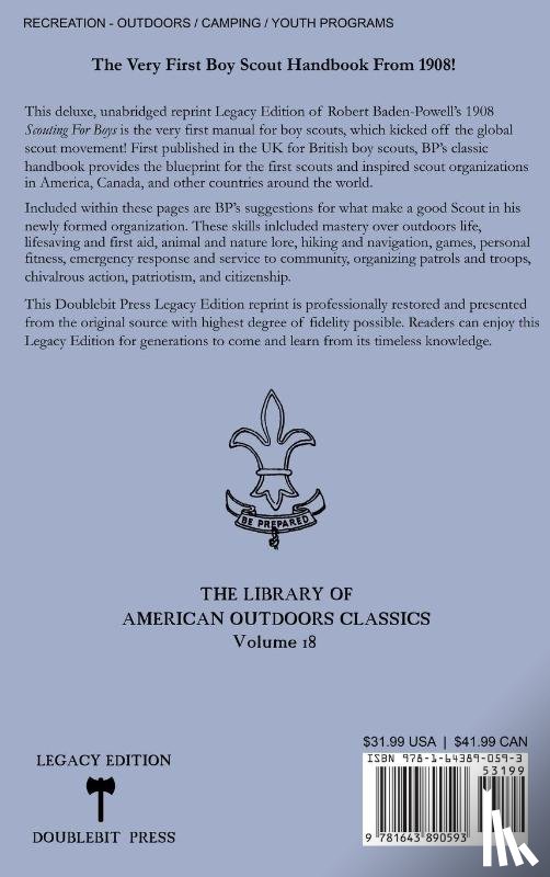 Baden-Powell, Robert - Scouting For Boys 1908 Version (Legacy Edition)