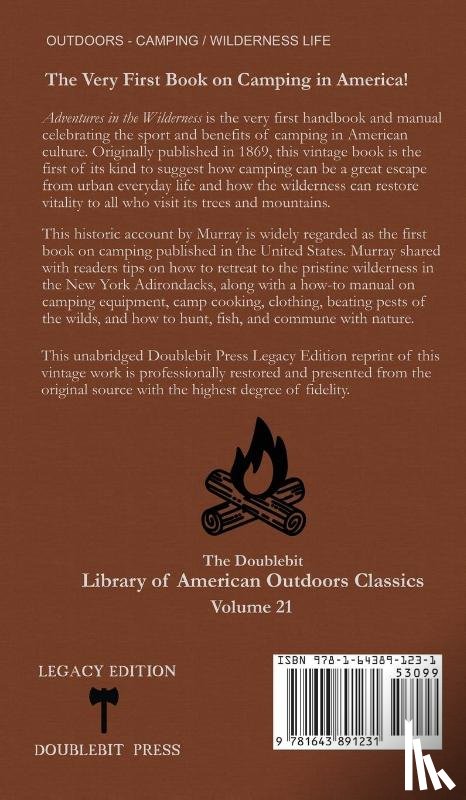Murray, William H H - Adventures In The Wilderness (Legacy Edition)