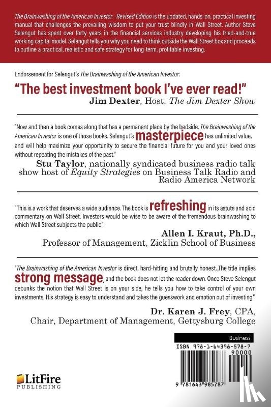 Selengut, Steven R - The Brainwashing of The American Investor
