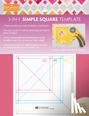 Gauthier, Judy - fast2cut 3-in-1 Simple Square Template