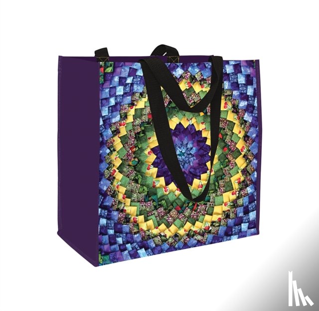 Ford-Smith, Betty - Pinecone Quilt Eco Tote: Reusable Grocery and Shopping Bag, Lightweight Folding Gift Tote Bag