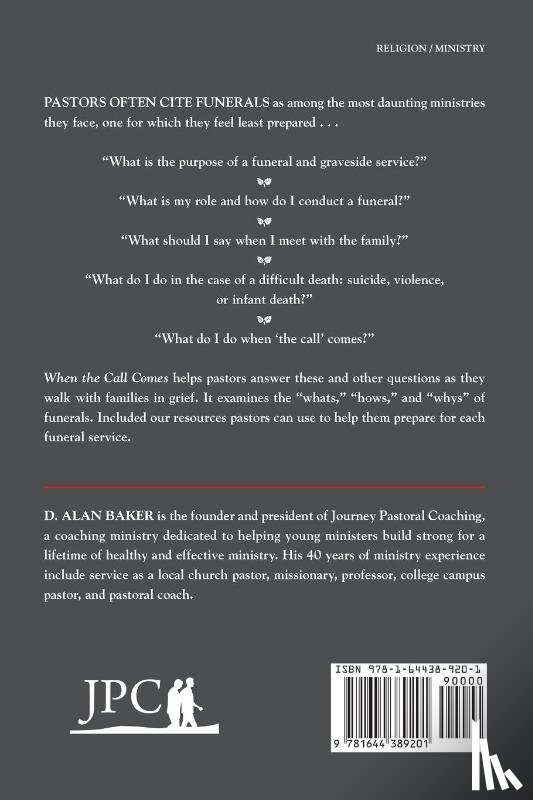 Baker, D Alan - When the Call Comes