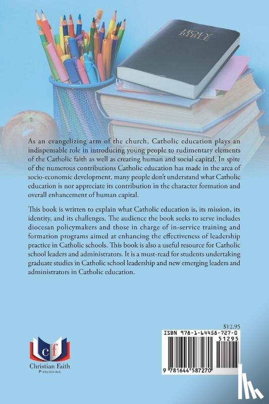 Domfeh Boateng, Joseph - Catholic Education