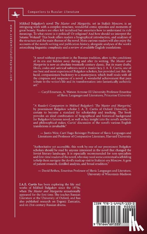 Curtis, J.A.E. - A Reader's Companion to Mikhail Bulgakov's The Master and Margarita