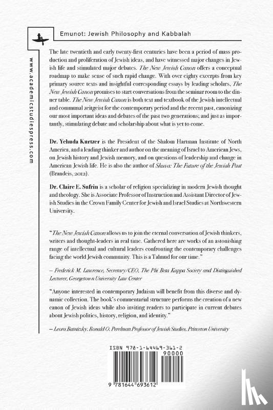  - The New Jewish Canon