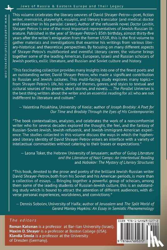  - The Parallel Universes of David Shrayer-Petrov