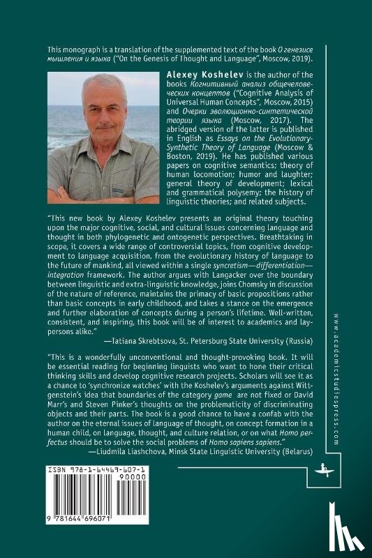 Koshelev, Alexey - On the Genesis of Thought and Language