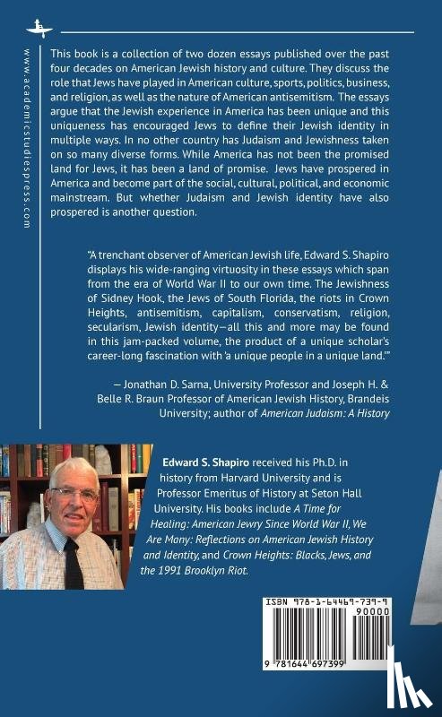 Shapiro, Edward - A Unique People in a Unique Land