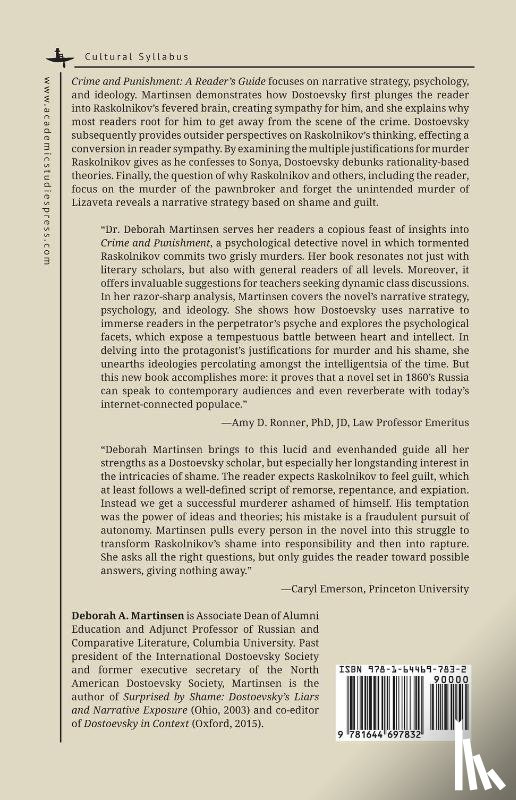 Martinsen, Deborah A. - Dostoevsky's "Crime and Punishment"