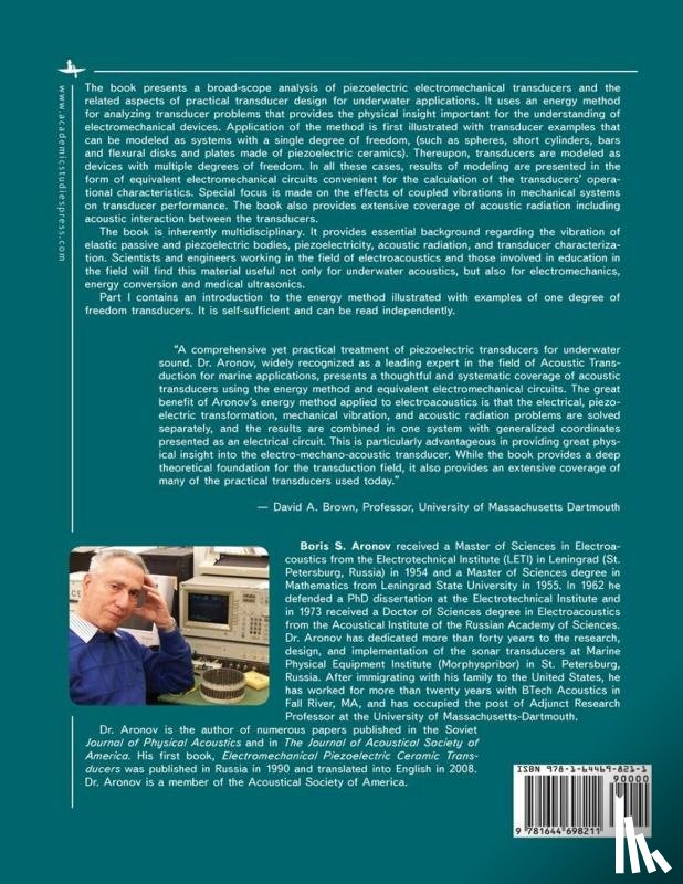 S. Aronov, Boris - Piezoelectric Electromechanical Transducers for Underwater Sound, Part I