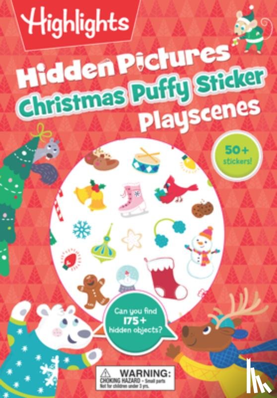 Highlights - Christmas Hidden Pictures Puffy Sticker Playscenes