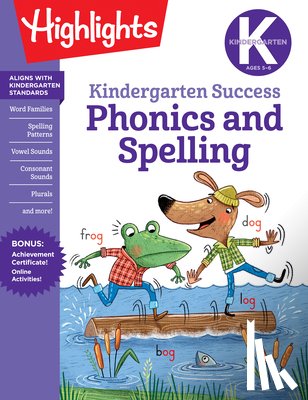 Highlights Learning - Kindergarten Phonics and Spelling Learning Fun Workbook