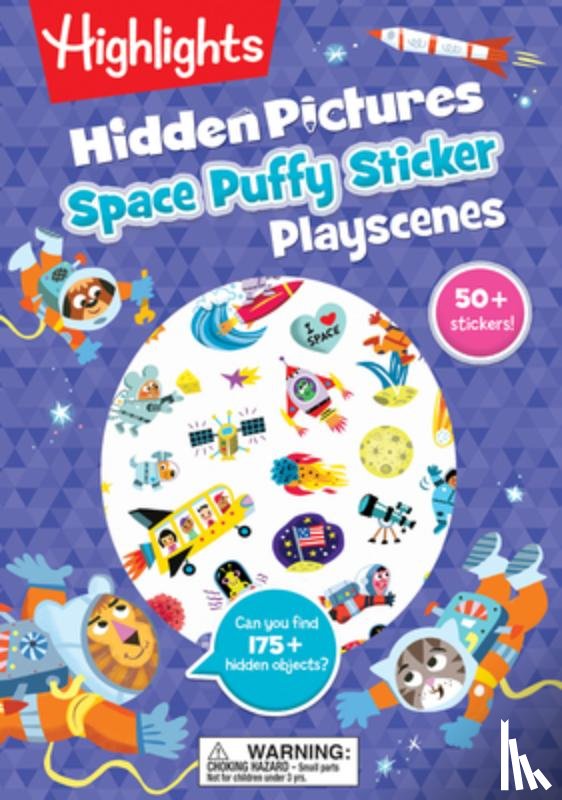 Scenes - Space Hidden Pictures Puffy Sticker Playscenes